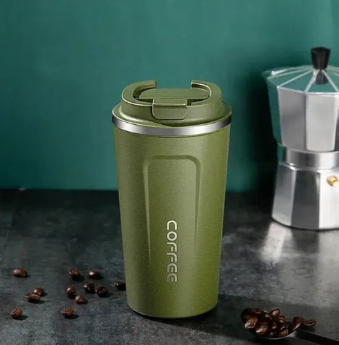 Smart Vacuum Mug 500ML with LED Temperature Display – Leakproof & Portable