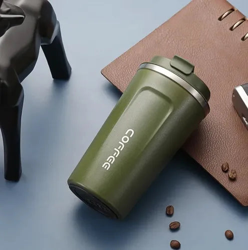 Smart Vacuum Mug 500ML with LED Temperature Display – Leakproof & Portable